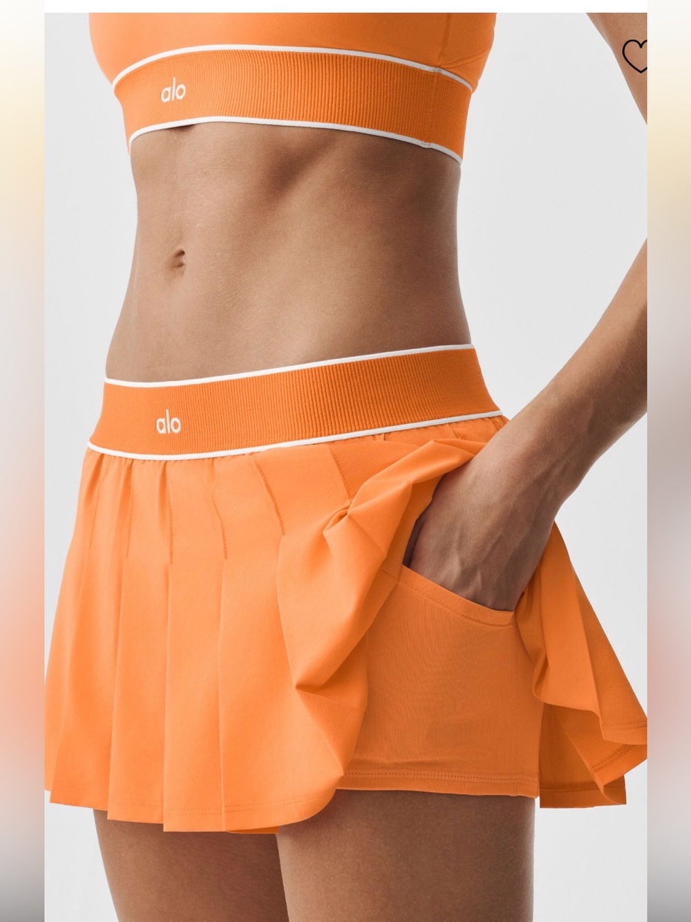 ALO Yoga Low Rise Amp It Up Tennis Skirt-NWT!!!